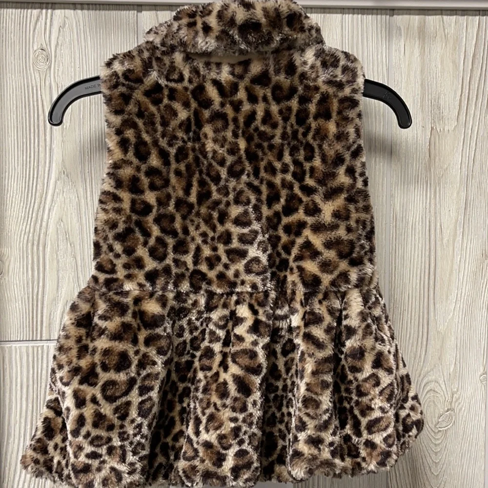 Little Lass Girl’s 18M Leopard Print Vest